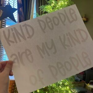 Transfer: Kind People are my kinda People